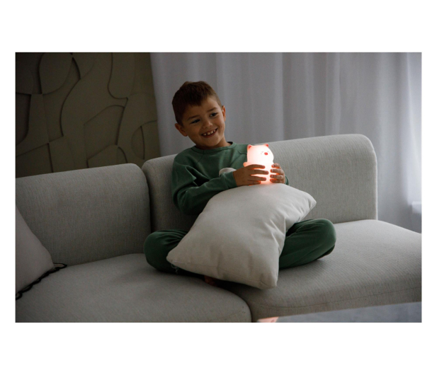 InnoGIO Silikonowa lampka nocna LED GIOSLEEPY PIGGY - 1537875 - zdjęcie 3